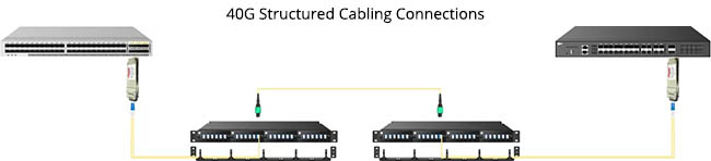 40G Structured Cabling Connections